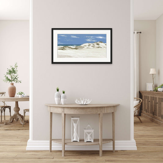 "South Padre Island Dunes" Original Giclée on Canvas