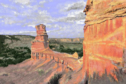 "Palo Duro Canyon" Original Giclée on Canvas-  - Carole K. Boyd