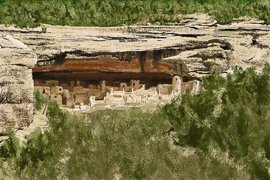 "Mesa Verde" Original Giclée on Canvas-  - Carole K. Boyd